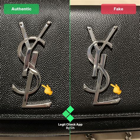 ysl real vs fake|how to authenticate ysl bag.